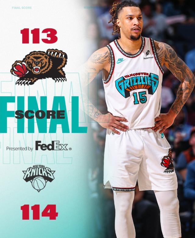 半岛体育app下载-【现场】尼克斯1分险胜 灰熊掉至西部第三