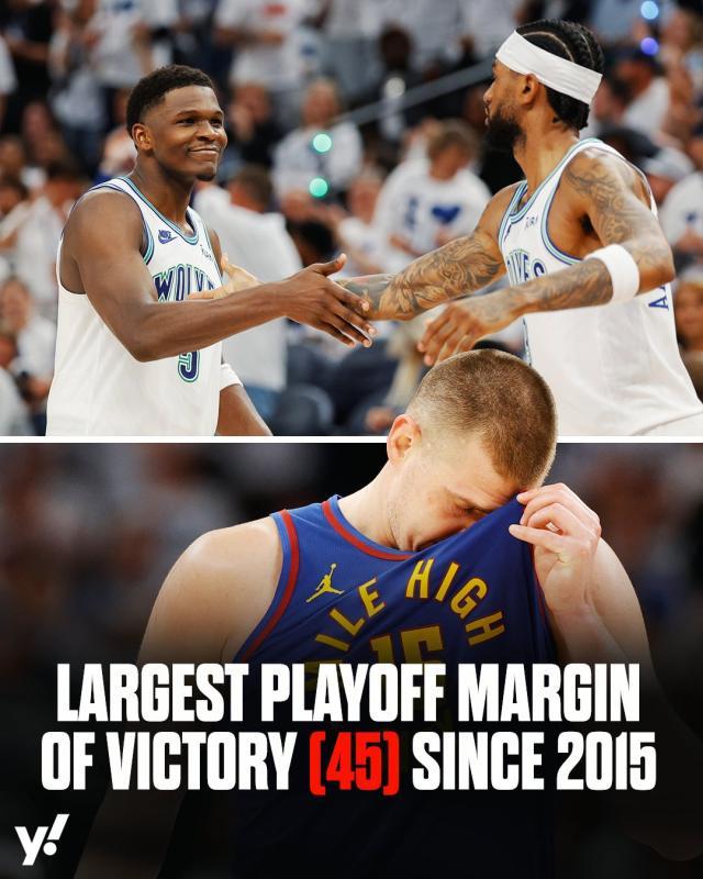 半岛体育 - 半岛体育官方网站 - Bandao AP-NBA卫冕冠军历史最惨一败！森林狼45分打爆掘金